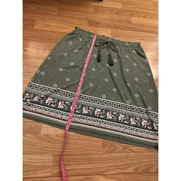 J Jill Printed Skirt Size Small - Picture 4 of 9